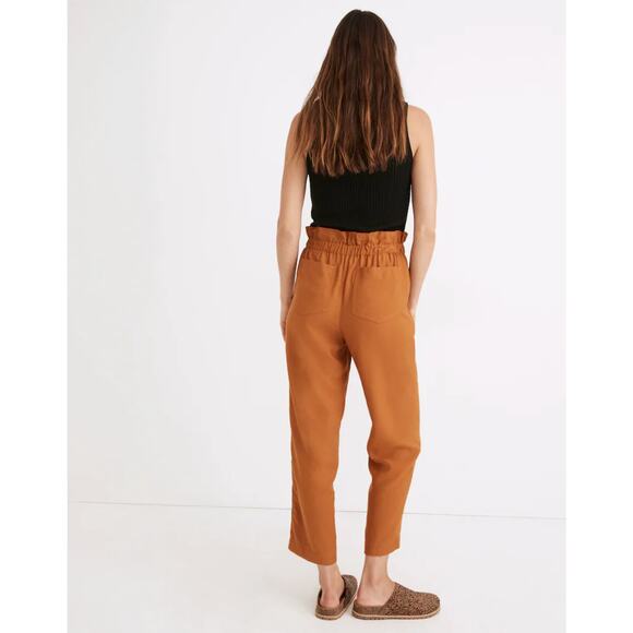 Madewell Ankle Pants in Warm Brown - Picture 3 of 8